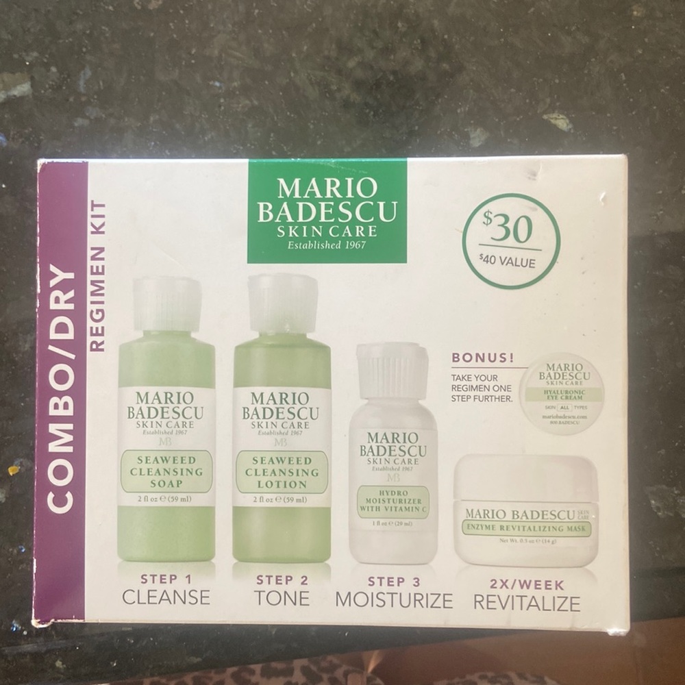 Mario badescu skin care kit combo/dry skin
